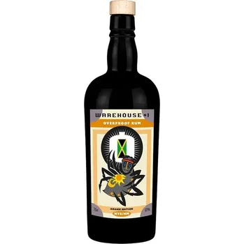 Rum Warehouse 1 Overproof White HLCF 63% 0,7 l (holá láhev)