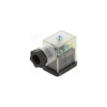 Elektrická zásuvka Konektor pro ventily zástrčka formát B 11mm zásuvka PIN 3