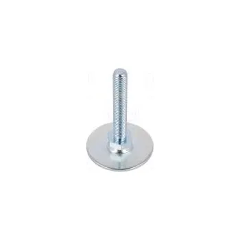 Nábytkové kování Nožka s trnem Prům.zákl.desky 50mm M10 ocel Povlak zinek