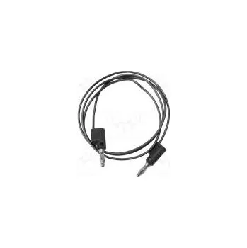 Měřicí kabel Měřicí šňůra 5A banánek 4 mm,z obou stran Ujmen 300V černá