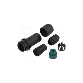 Elektrická zásuvka Konektor kulatý zástrčka zásuvka PIN 10 bez kontaktů UL94V-0