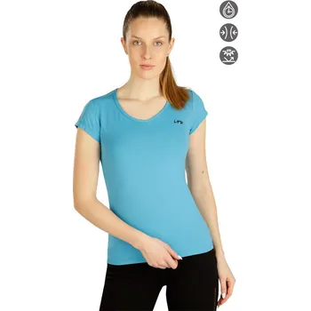 Tričko dámské s krátkým rukávem J1321 LITEX Barva: světle petrolejová, Velikost: L