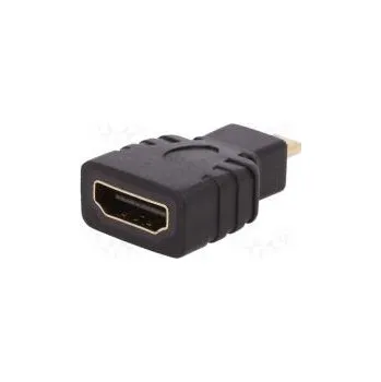 Video kabel Adaptér HDMI zásuvka,micro HDMI zástrčka černá