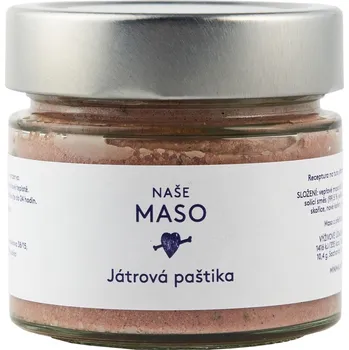 Naše maso Játrová paštika