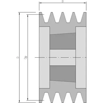PHP 4 SPB 150 TB - 2517 SKF Řemenice pro klínové řemeny