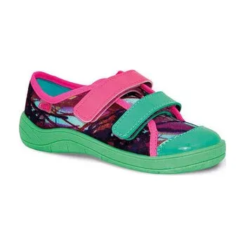 Dívčí tenisky 672Y034 31 - dívčí tenisky Befado 2 SZ, zel-růžové S 672Y034_31