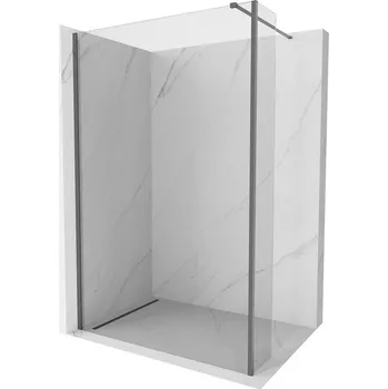 MEXEN/S - Kioto Sprchová zástěna WALK-IN 105 x 30, transparent, grafit metal 800-105-212-95-00-030