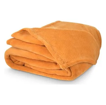 Bytový textil TipTrade Deka mikroplyš EXCLUSIVE 150x200 - Hořčicová