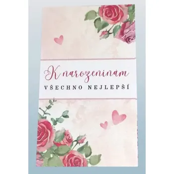 Kartička s věnováním – Všechno nejlepší k narozeninám