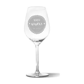 Sklenice Sklenička na víno Nejlepší babička: 49 cl (cs, Sablio)