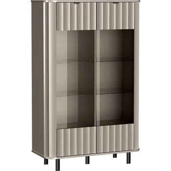 Komoda Vitrína 2D JOLY clay gray