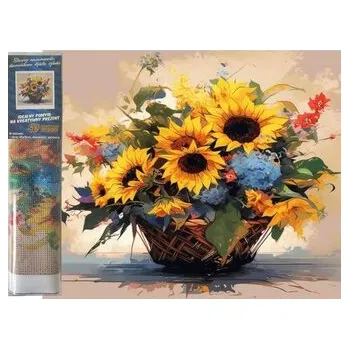 Diamantové malování Diamantové malování Slunečnice 30 x 40 cm