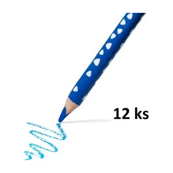 Pastelka RICO pastelka trojboká JUMBO, tuha průměr 5mm, 12 ks, modrá