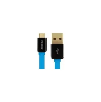Datový kabel AVACOM MIC-120B kabel USB - Micro USB, 120cm, modrá