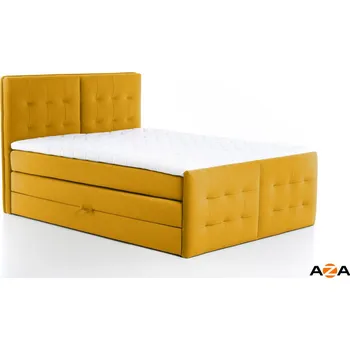 Postel Postel boxspring Stela 2 200x200 s úložným prostorem - výběr barev