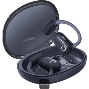 Sluchátka Bluetooth sluchátka Baseus Eli Sport 1 Open-Ear TWS Cosmic Black A00064400121-00
