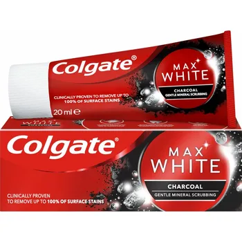zubní pasta Colgate Max White zubní pasta s aktivním uhlím, 20 ml