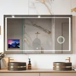 Chytré LED koupelnové zrcadlo s rámem Displine Apple L61