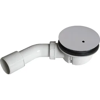 Sifon Sanplast Vaničkový sifon Ø90 s chromovou krytkou a kolenem (661-A0041)
