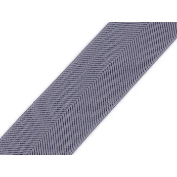 Pruženka s keprovým vzorem na opasky a šle šíře 40 mm