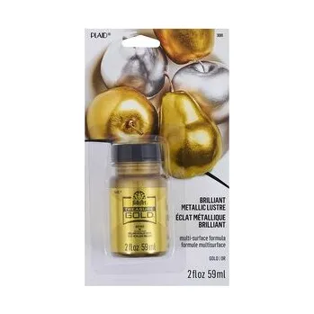 Speciální výtvarná barva FolkArt Treasure Gold - Metalická barva s intenzivním leskem 50 ml