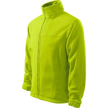 Pánská mikina Reklamní Jacket fleece pánský, limetková, 3XL