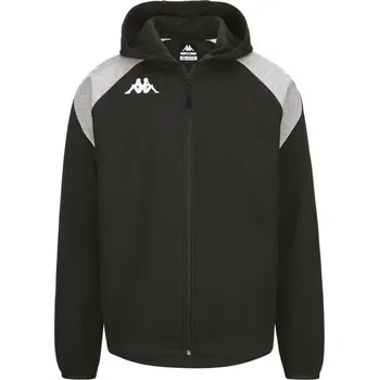 Chlapecká mikina KAPPA4FOOTBALL LIANTOZI mikina Jr černá-šedá 10Y