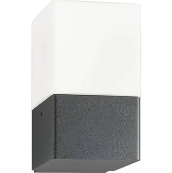 Venkovní osvětlení LCD Venkovní nástěnné svítidlo Linus, grafit, nerezová ocel, opálové sklo, E27 grafit, opál 1 x 100 W - Doprava zdarma