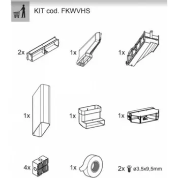 Příslušenství pro digestoř Whirlpool Recirkulační sada FK VH S - C 859991633860