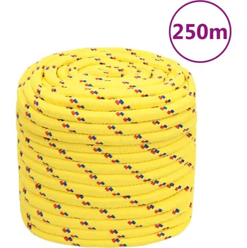 Lano vidaXL Lodní lano žluté 16 mm 250 m polypropylen