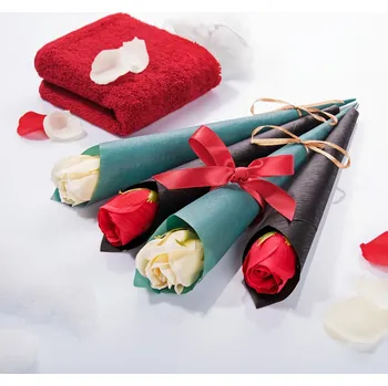 Mýdlo 4dílná sada mýdlových růží