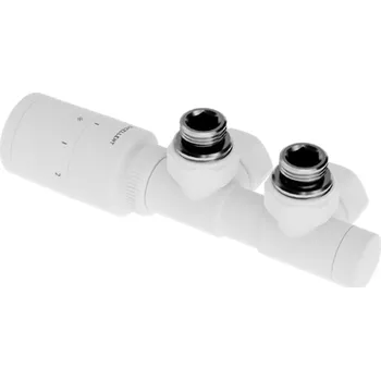 Radiátor Excellent Caldo termostatický kombinovaný ventil bílá GREX.CA50.L.ZT.WH