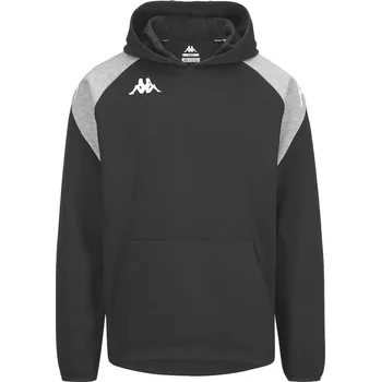 Chlapecká mikina KAPPA4FOOTBALL LIANTO mikina Jr černá-šedá 12Y