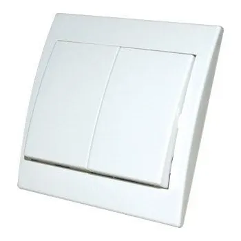 vypínač Vypínač č.5 plochý pod omítku PRAKTIK 4FN 580 02.901 bílý