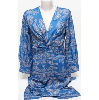 Dámské šaty Dámské šaty modro-zlaté S