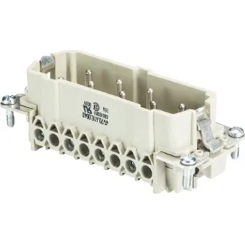 Síťový konektor Wieland 70.410.0640.0 Zásuvkový konektorový díl, 6 pólů + 2 spínací kontakty + PE