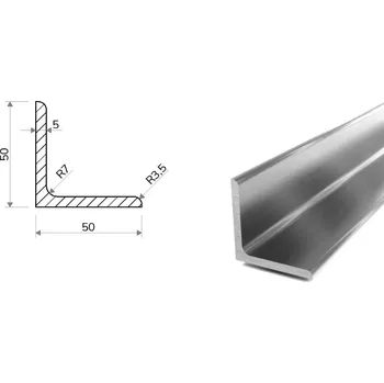 Stavební materiál Nerezový L Profil 50x50x5 (1.4301/7)