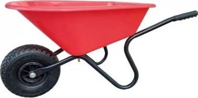 Kolečko malé dětské KID červené PVC korba 20l