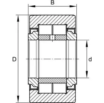 NUTR 50110-X INA Opěrná kladka