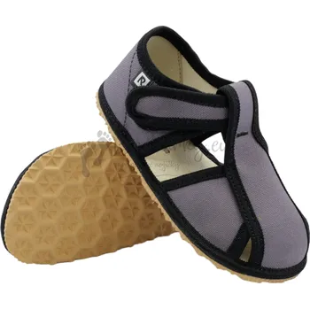 Chlapecké bačkory Dětské flexi (barefoot) pantofle RAK 100015-5 Grafit - vel. 23