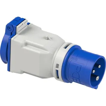 Elektrická zásuvka PC Electric 9433100 adaptér 16A/230V 3p na zásuvku 230V/16A DE standard, IP44
