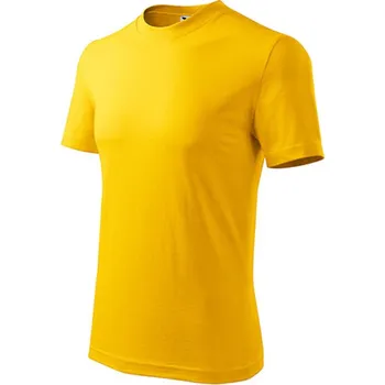 Pánské tričko Reklamní Classic tričko unisex, žlutá, XL