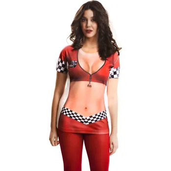 Dámské tričko Tričko 3D Sexy racing VItri080 Velikost S