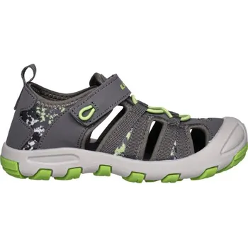 Chlapecké sandály Chlapecké sandály LOAP PANN 29 Tmavě šedá, Reflexní neon, Šedá
