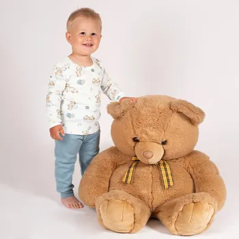 Chlapecké pyžamo Bavlněné pyžamo s dlouhým rukávem pro kluky TEDDY, 92