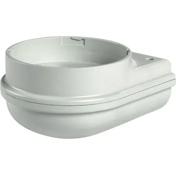 Průmyslové svítidlo Sirena 90371 vysoká základna/nástěnný držák 90/240 VAC, pro řadu M-LINE, světle šedá