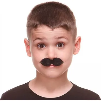 Karnevalový kostým Dětský knír černý VI08905x