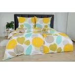 Bavlněné povlečení BASIC TARAKA okrové