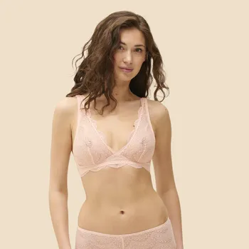 Podprsenka Simone Pérèle podprsenka triangle KARMA petal powder 3