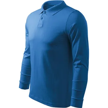 Pánská košile Reklamní Single J. LS polokošile pánská, azurově modrá, 2XL